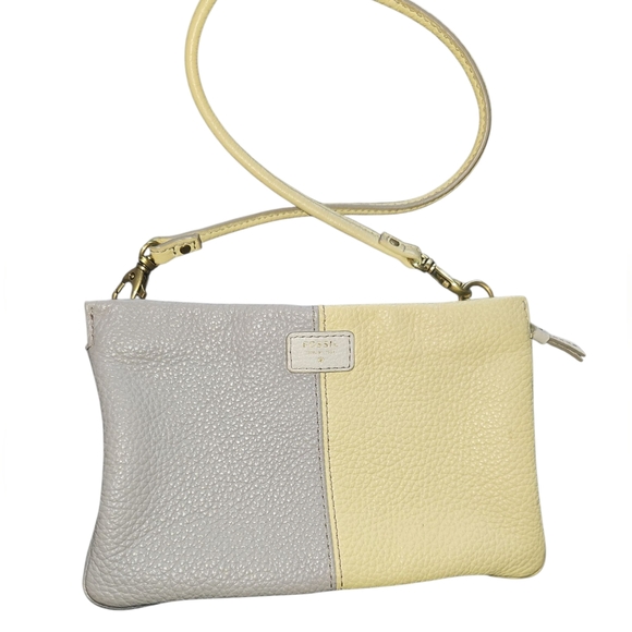 Fossil 2 Tone Mini Crossbody Bag - Picture 3 of 11